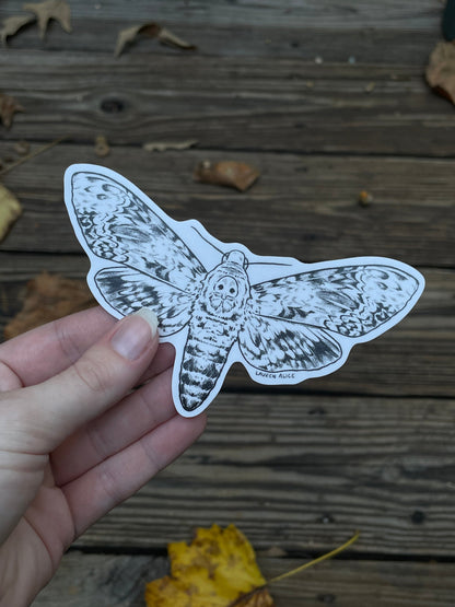 Death's-head Hawkmoth Sticker