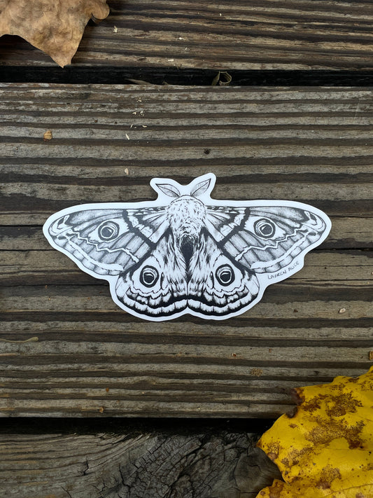 Polyphemus Moth Sticker
